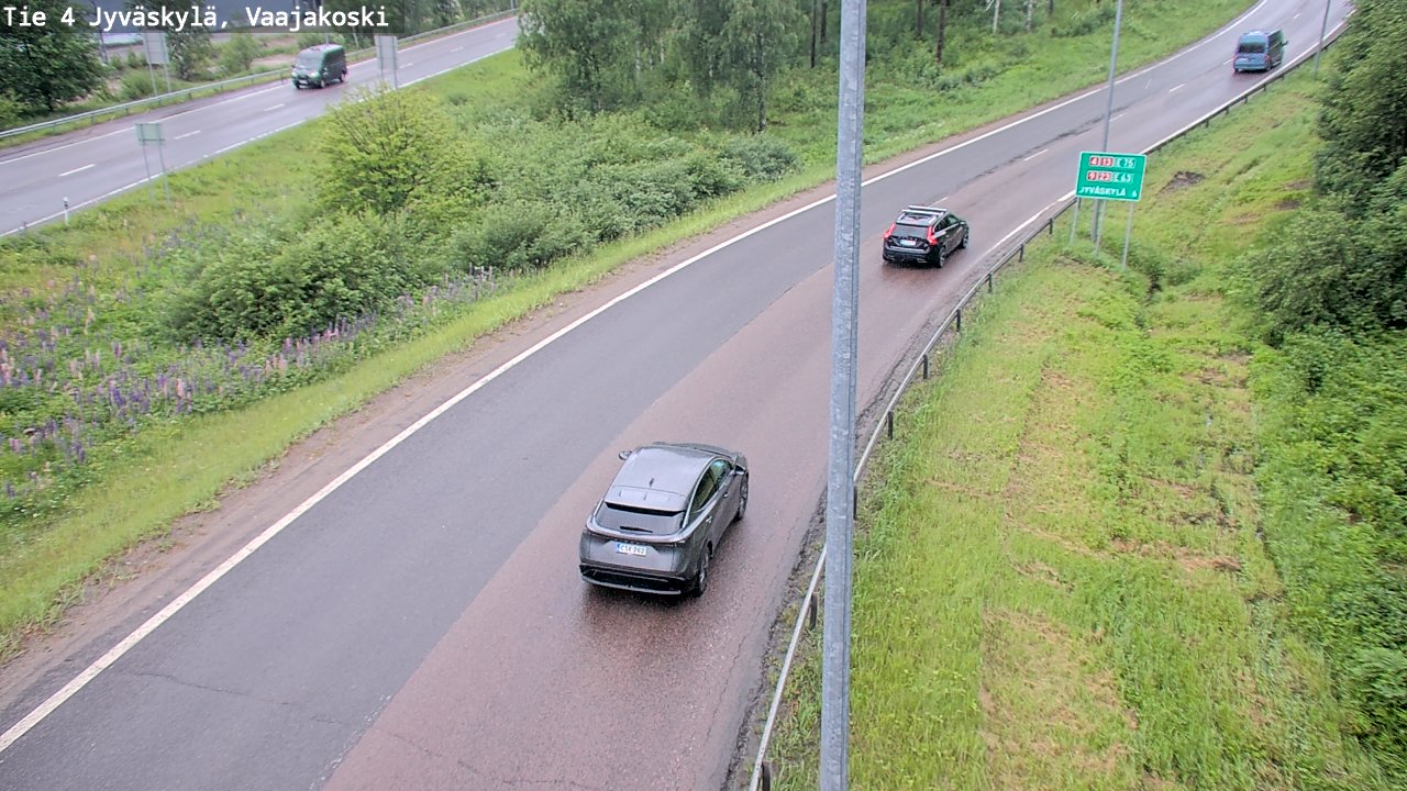 Kelikamerat Kuva Tie 4 Jyväskylä, Vaajakoski, Jyväskylä, Keski-Suomi