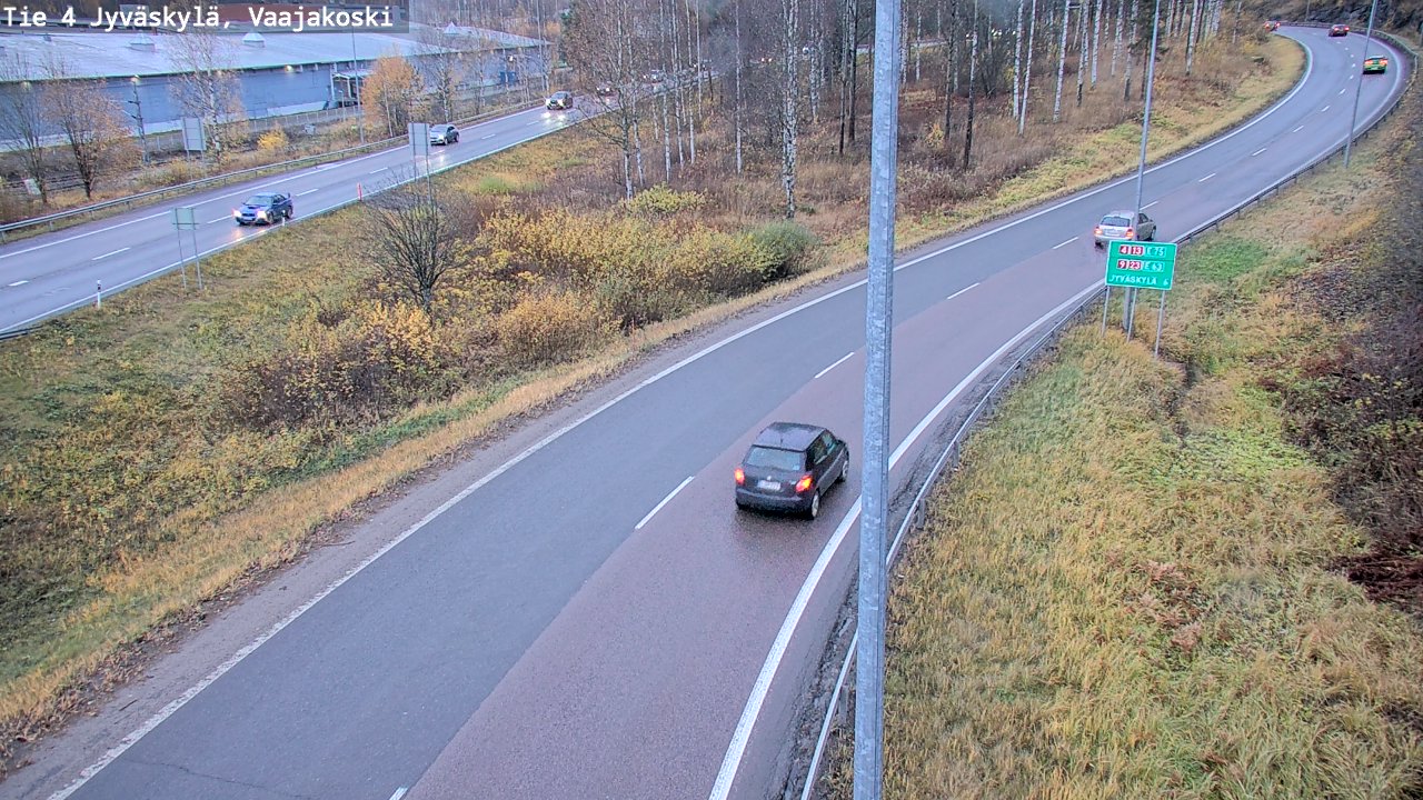 Kelikamerat Kuva Tie 4 Jyväskylä, Vaajakoski, Jyväskylä, Keski-Suomi