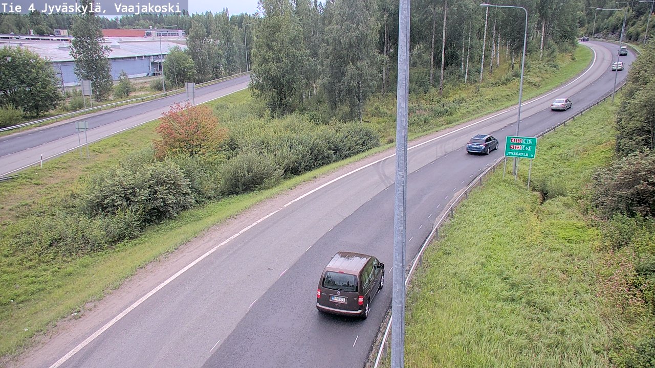 Weather Camera Image Road 4 Jyväskylä, Vaajakoski, Jyväskylä, Keski-Suomi