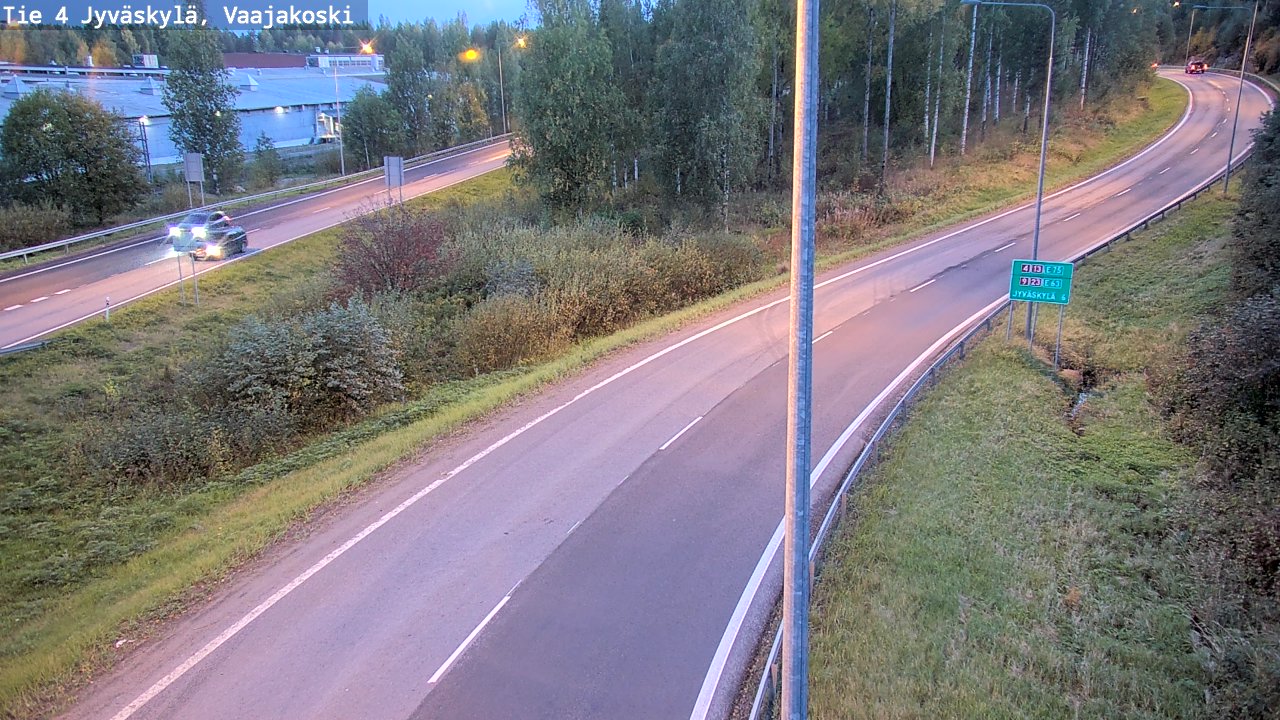 Weather Camera Image Road 4 Jyväskylä, Vaajakoski, Jyväskylä, Keski-Suomi