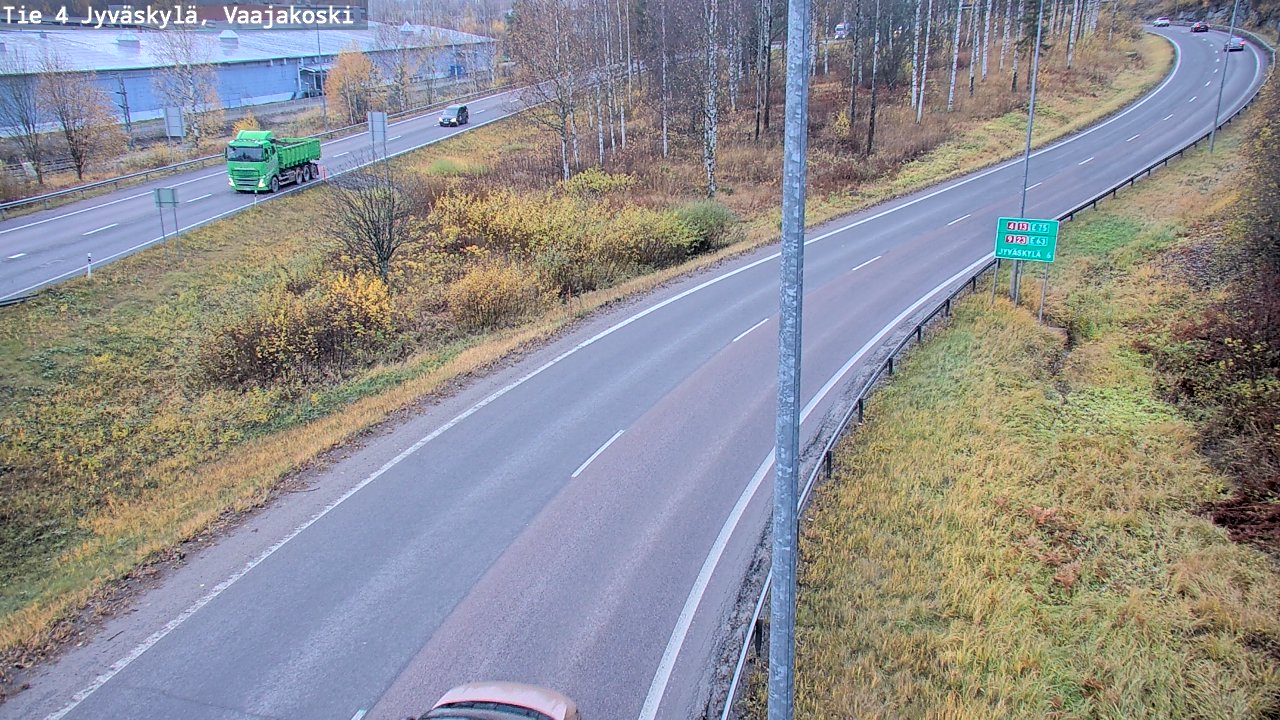 Kelikamerat Kuva Tie 4 Jyväskylä, Vaajakoski, Jyväskylä, Keski-Suomi