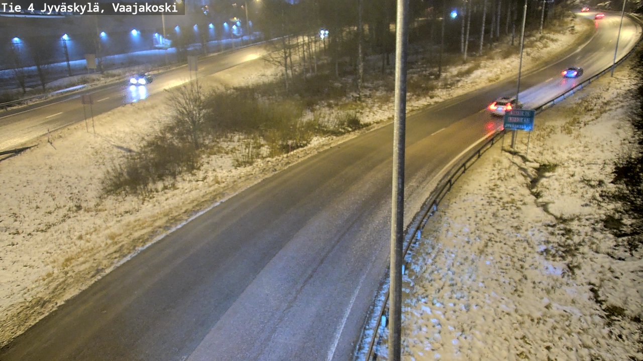 Weather Camera Image Väg 4 Jyväskylä, Vaajakoski, Jyväskylä, Keski-Suomi