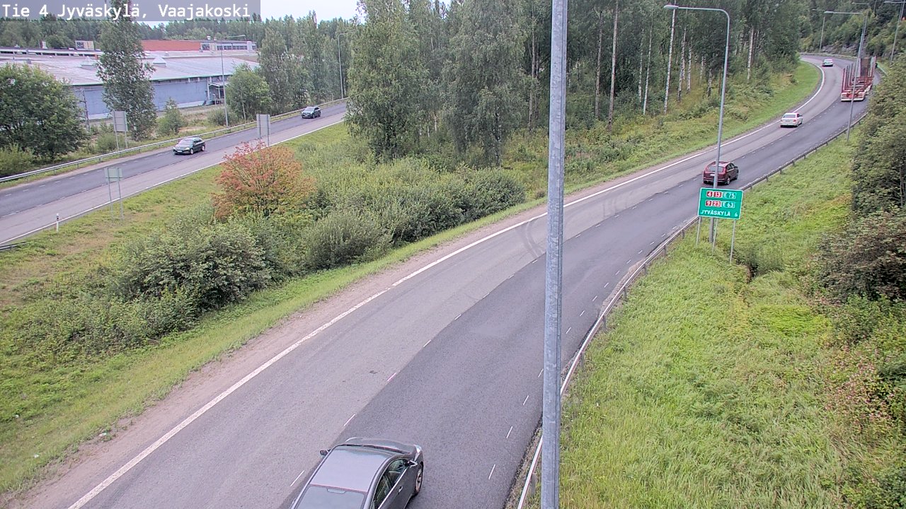 Weather Camera Image Road 4 Jyväskylä, Vaajakoski, Jyväskylä, Keski-Suomi