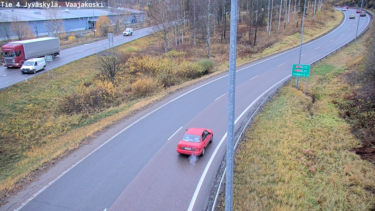 Kelikamerat Kuva Tie 4 Jyväskylä, Vaajakoski, Jyväskylä, Keski-Suomi