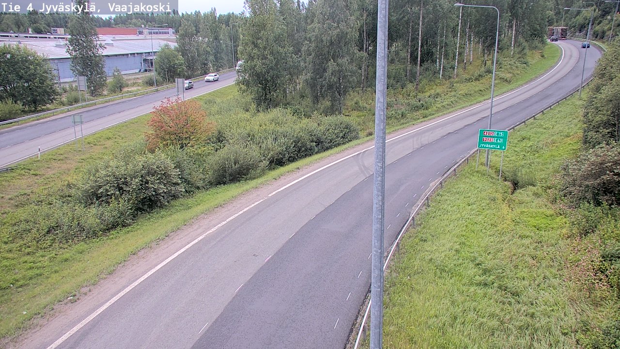 Weather Camera Image Road 4 Jyväskylä, Vaajakoski, Jyväskylä, Keski-Suomi