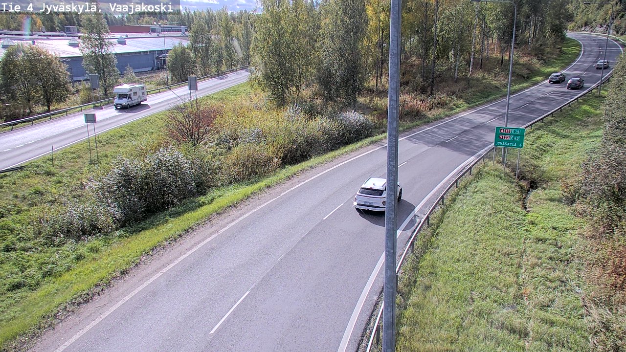 Kelikamerat Kuva Tie 4 Jyväskylä, Vaajakoski, Jyväskylä, Keski-Suomi