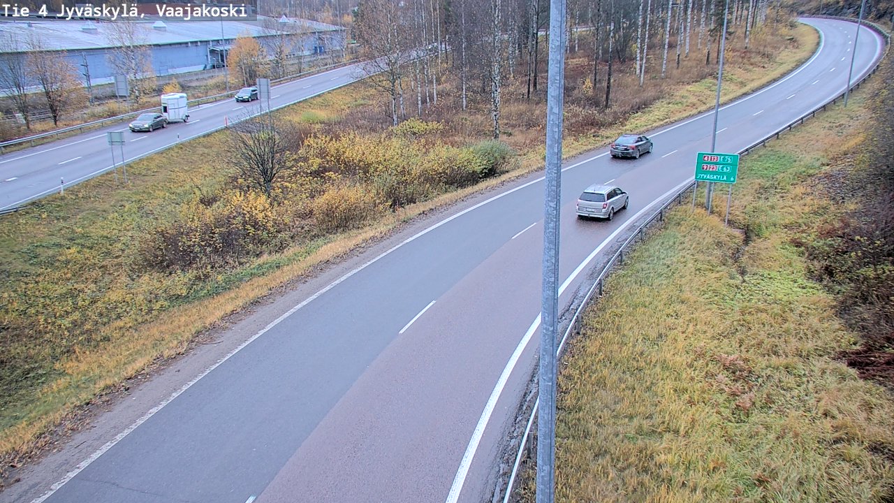 Kelikamerat Kuva Tie 4 Jyväskylä, Vaajakoski, Jyväskylä, Keski-Suomi