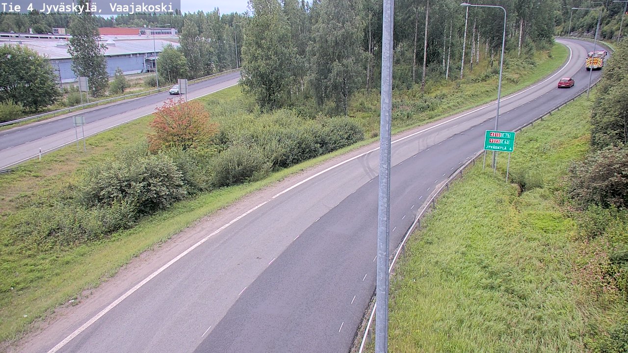 Weather Camera Image Road 4 Jyväskylä, Vaajakoski, Jyväskylä, Keski-Suomi