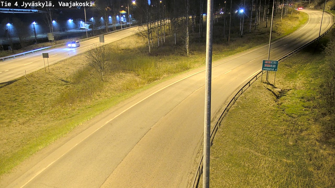 Weather Camera Image Väg 4 Jyväskylä, Vaajakoski, Jyväskylä, Keski-Suomi