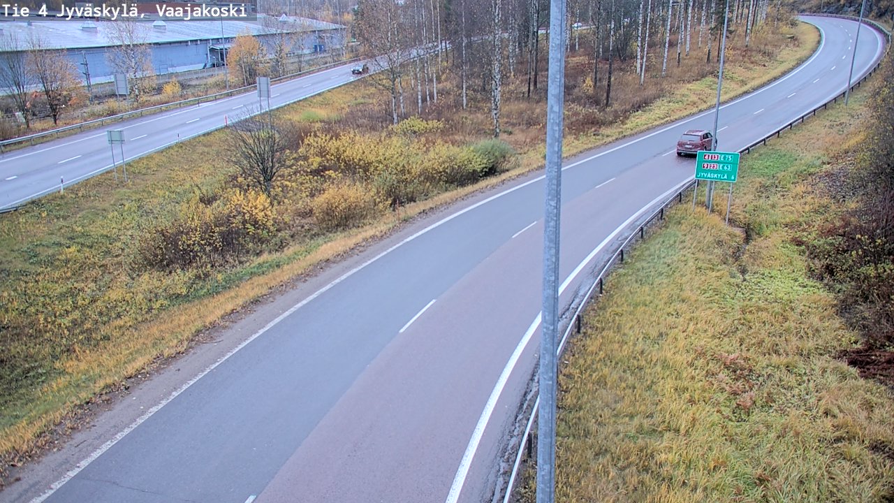 Kelikamerat Kuva Tie 4 Jyväskylä, Vaajakoski, Jyväskylä, Keski-Suomi