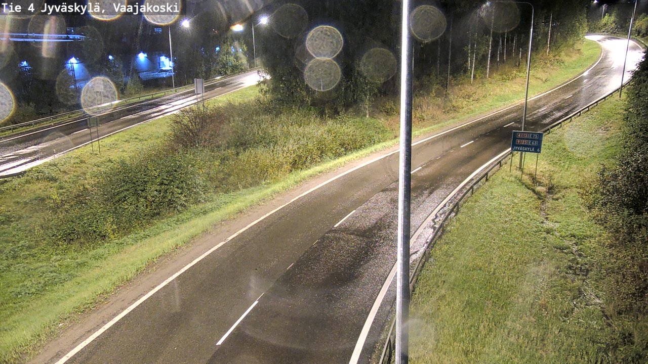 Weather Camera Image Road 4 Jyväskylä, Vaajakoski, Jyväskylä, Keski-Suomi