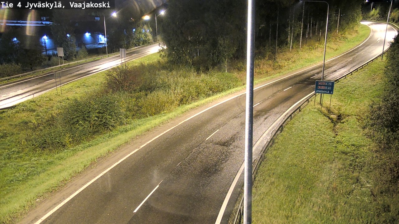 Weather Camera Image Road 4 Jyväskylä, Vaajakoski, Jyväskylä, Keski-Suomi