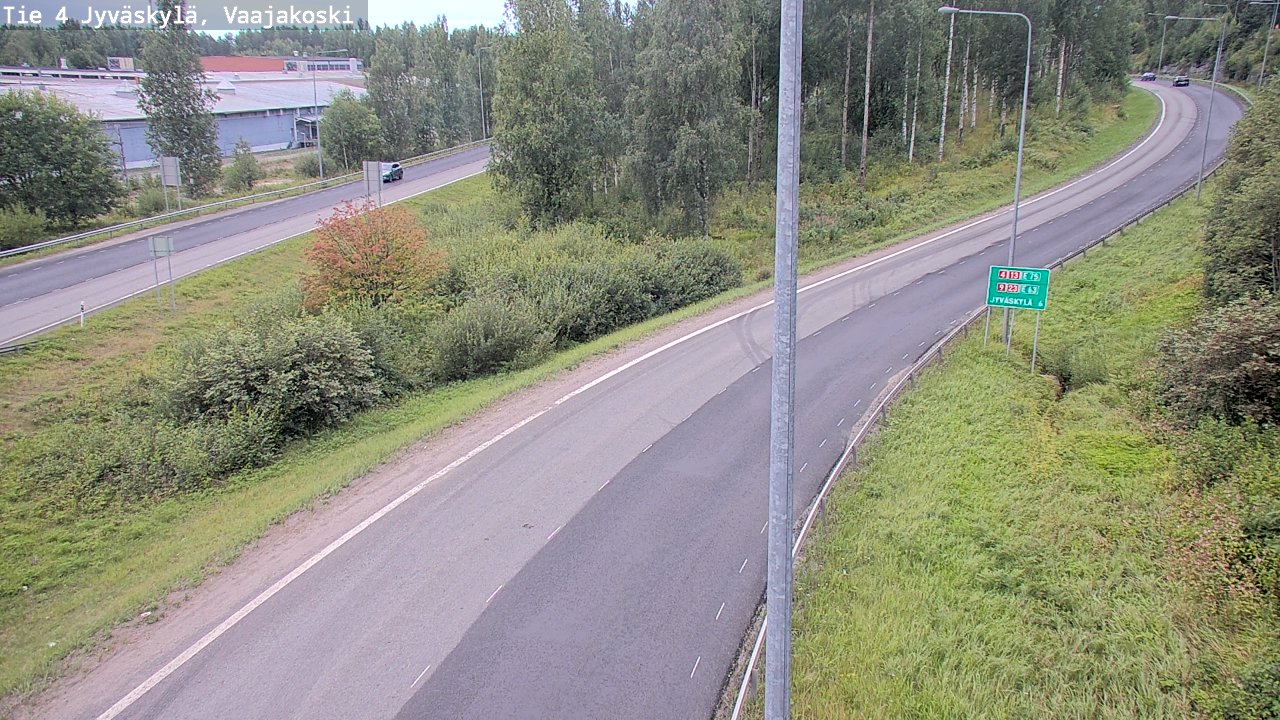 Weather Camera Image Road 4 Jyväskylä, Vaajakoski, Jyväskylä, Keski-Suomi