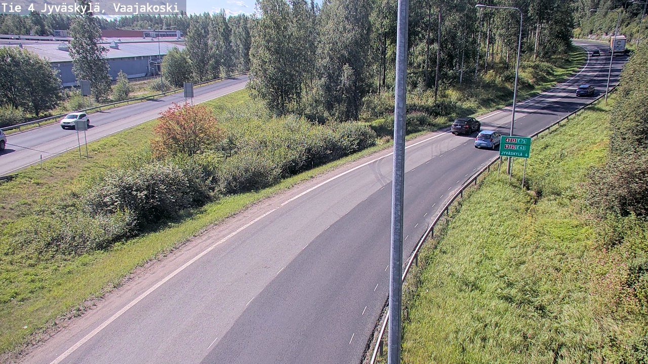 Kelikamerat Kuva Tie 4 Jyväskylä, Vaajakoski, Jyväskylä, Keski-Suomi