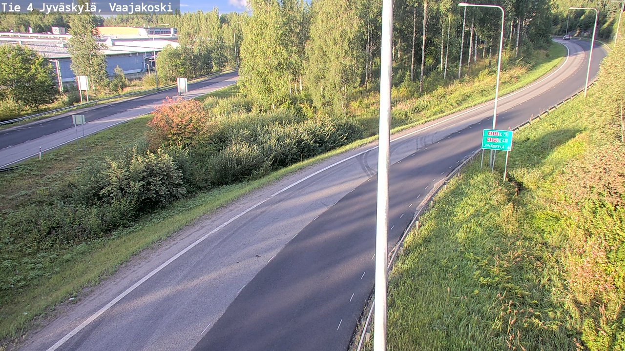 Weather Camera Image Road 4 Jyväskylä, Vaajakoski, Jyväskylä, Keski-Suomi