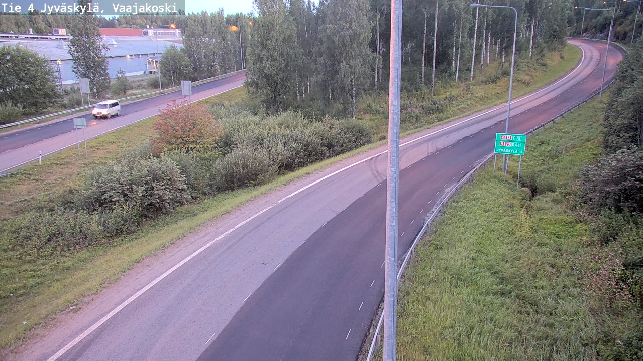 Kelikamerat Kuva Tie 4 Jyväskylä, Vaajakoski, Jyväskylä, Keski-Suomi