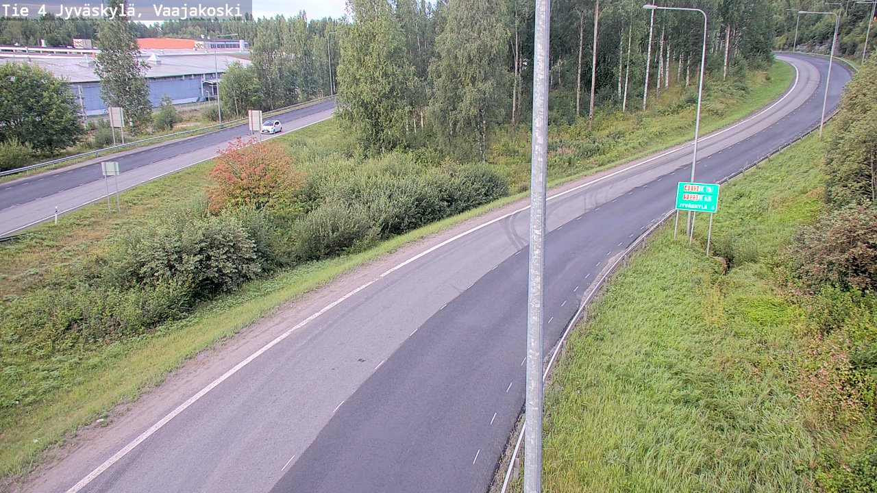 Weather Camera Image Road 4 Jyväskylä, Vaajakoski, Jyväskylä, Keski-Suomi