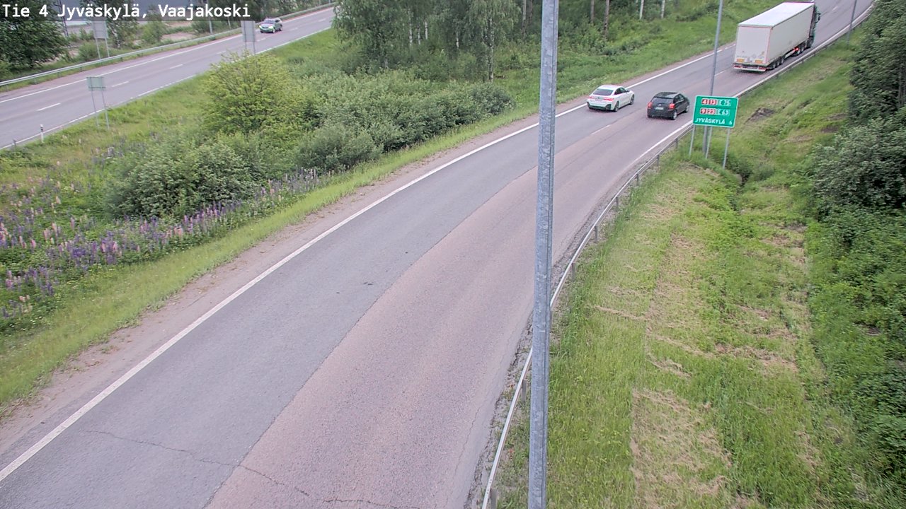 Kelikamerat Kuva Tie 4 Jyväskylä, Vaajakoski, Jyväskylä, Keski-Suomi