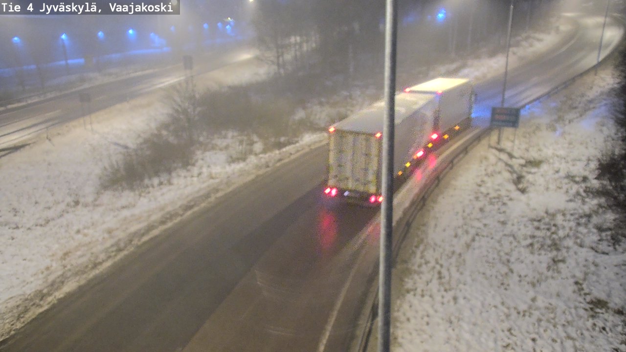 Weather Camera Image Väg 4 Jyväskylä, Vaajakoski, Jyväskylä, Keski-Suomi
