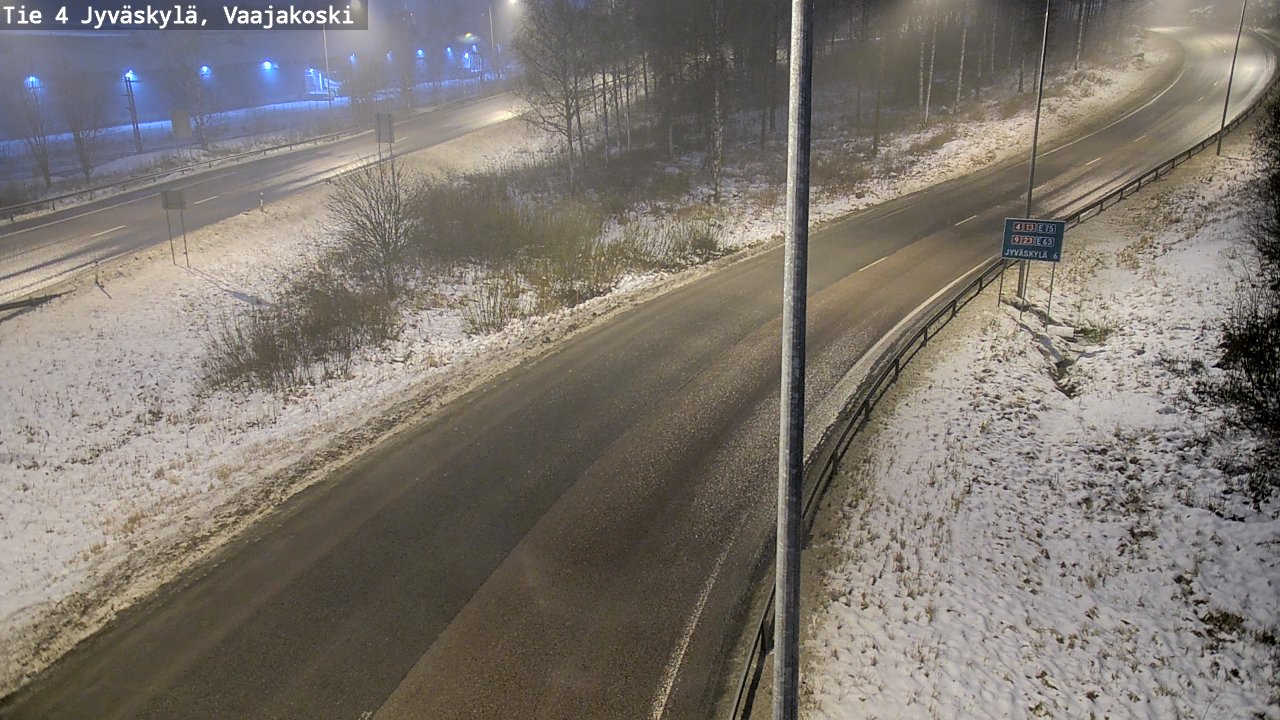 Weather Camera Image Väg 4 Jyväskylä, Vaajakoski, Jyväskylä, Keski-Suomi