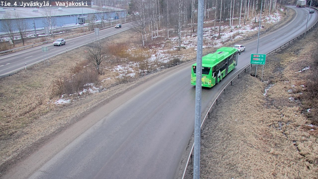 Kelikamerat Kuva Tie 4 Jyväskylä, Vaajakoski, Jyväskylä, Keski-Suomi