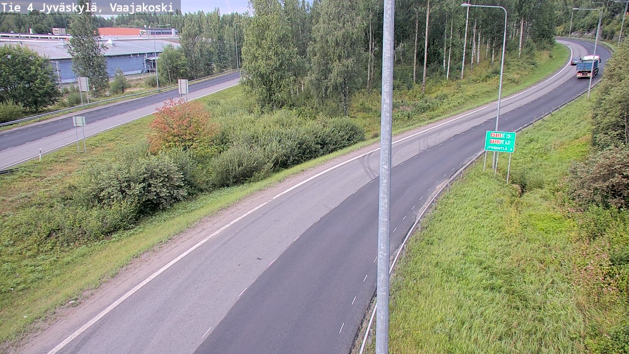 Weather Camera Image Road 4 Jyväskylä, Vaajakoski, Jyväskylä, Keski-Suomi