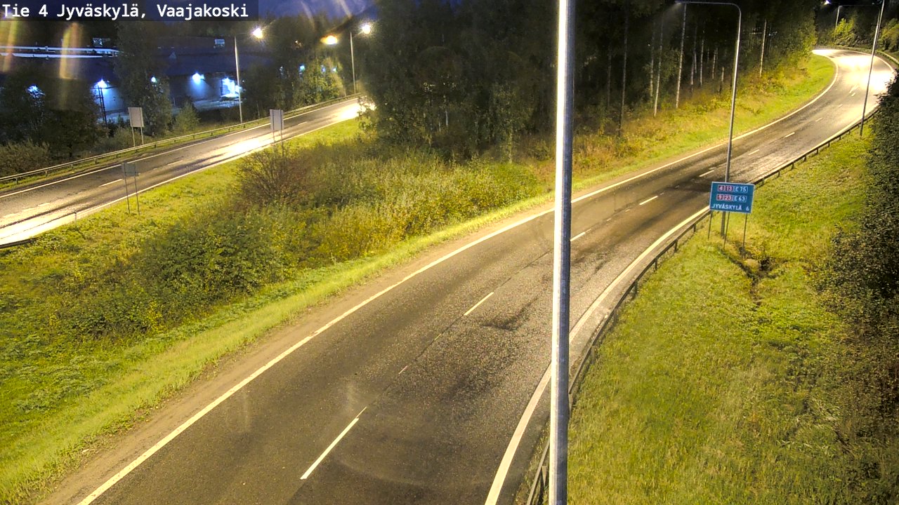 Weather Camera Image Road 4 Jyväskylä, Vaajakoski, Jyväskylä, Keski-Suomi