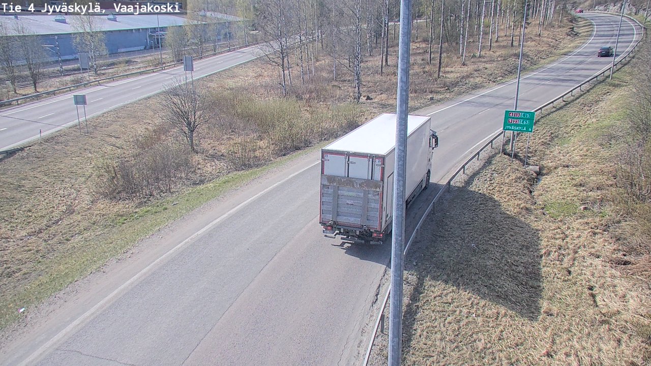 Weather Camera Image Road 4 Jyväskylä, Vaajakoski, Jyväskylä, Keski-Suomi