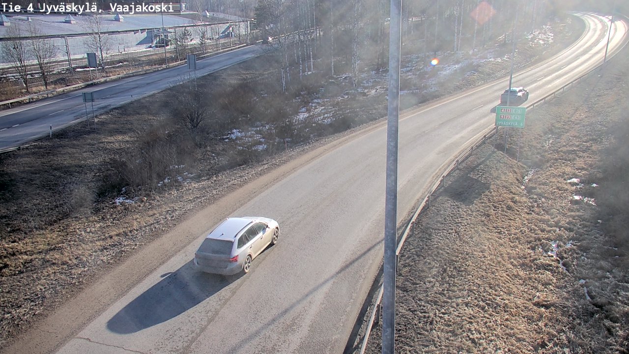 Weather Camera Image Road 4 Jyväskylä, Vaajakoski, Jyväskylä, Keski-Suomi