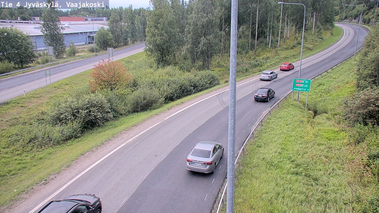 Weather Camera Image Road 4 Jyväskylä, Vaajakoski, Jyväskylä, Keski-Suomi