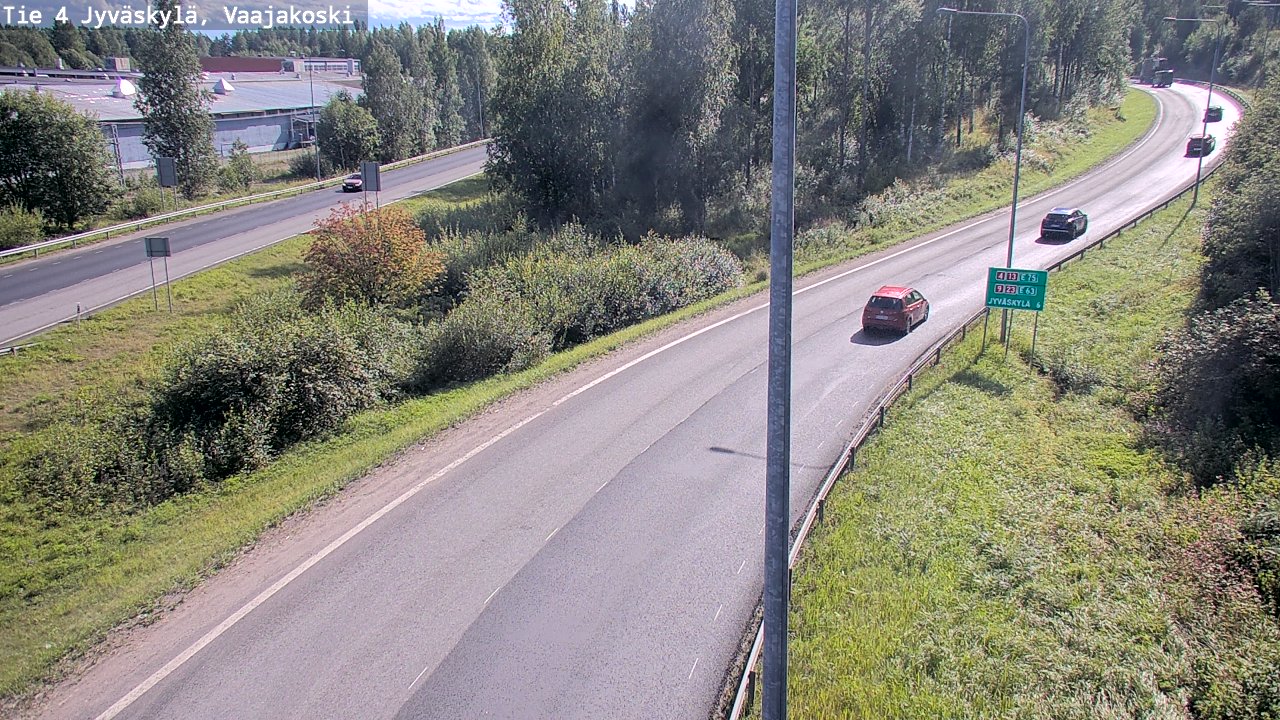 Kelikamerat Kuva Tie 4 Jyväskylä, Vaajakoski, Jyväskylä, Keski-Suomi