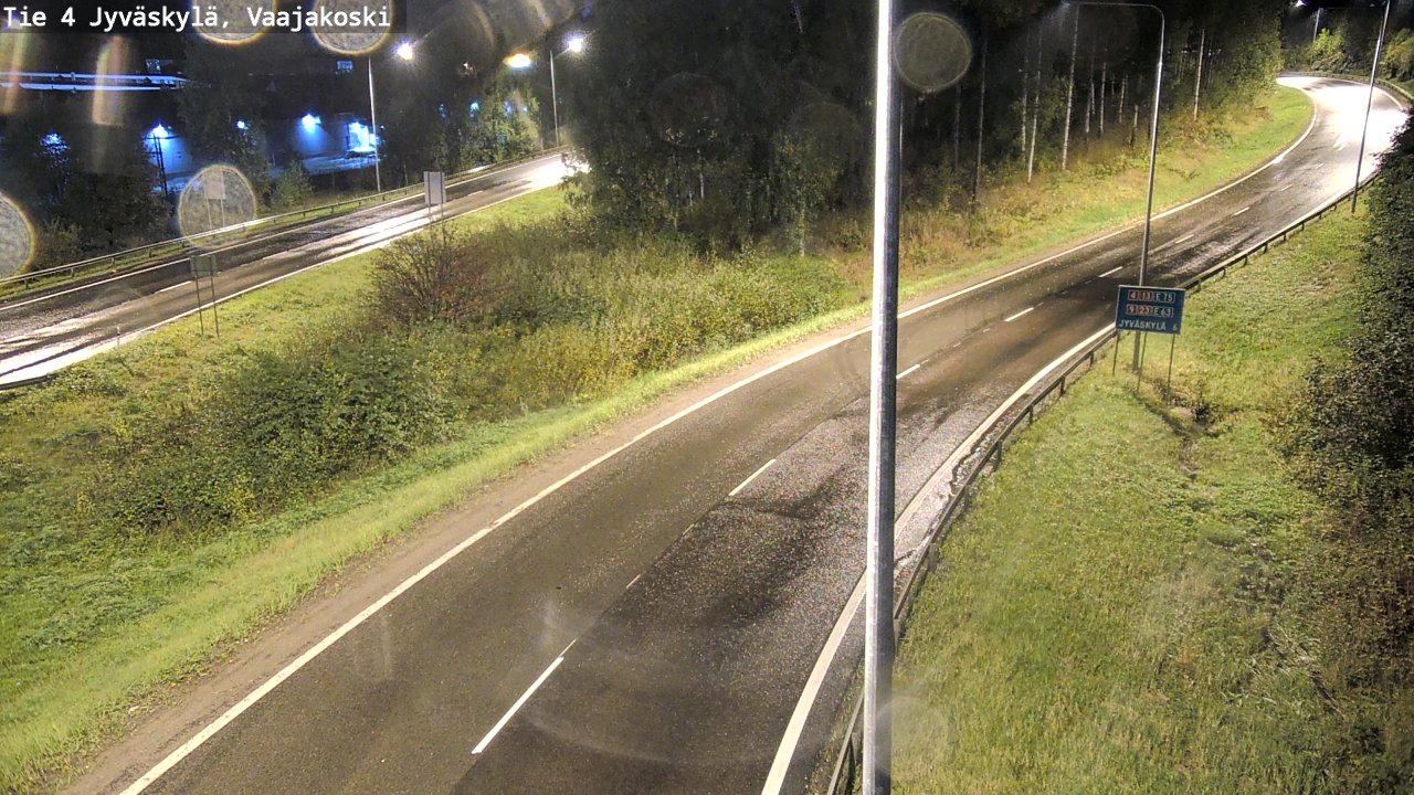 Weather Camera Image Road 4 Jyväskylä, Vaajakoski, Jyväskylä, Keski-Suomi