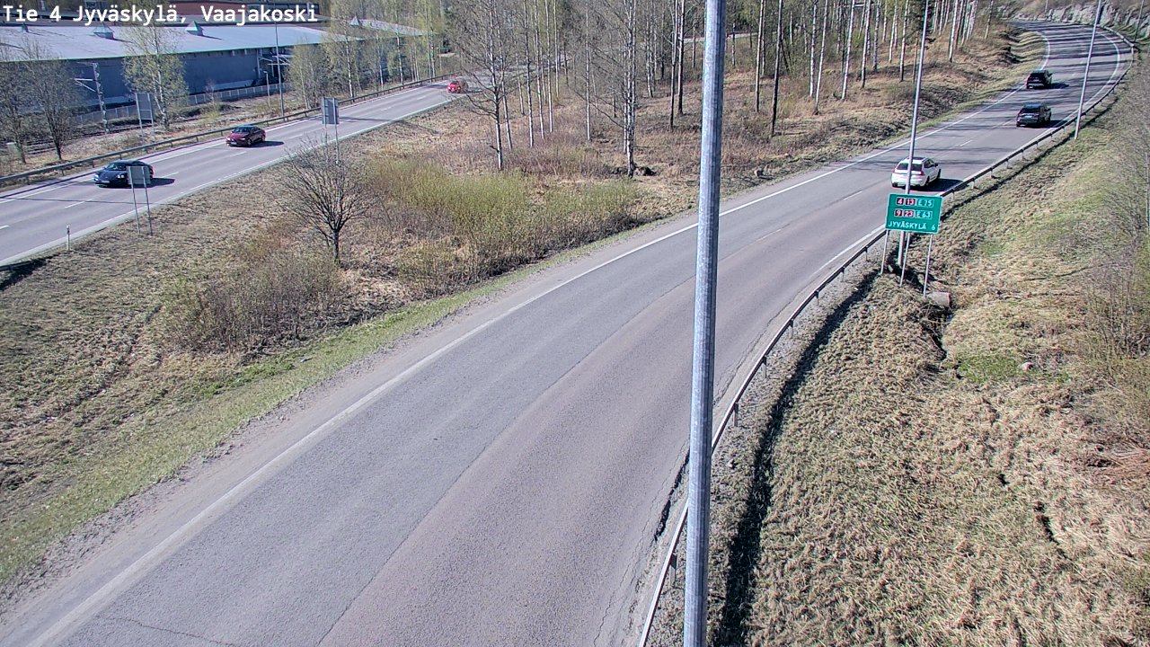 Kelikamerat Kuva Tie 4 Jyväskylä, Vaajakoski, Jyväskylä, Keski-Suomi