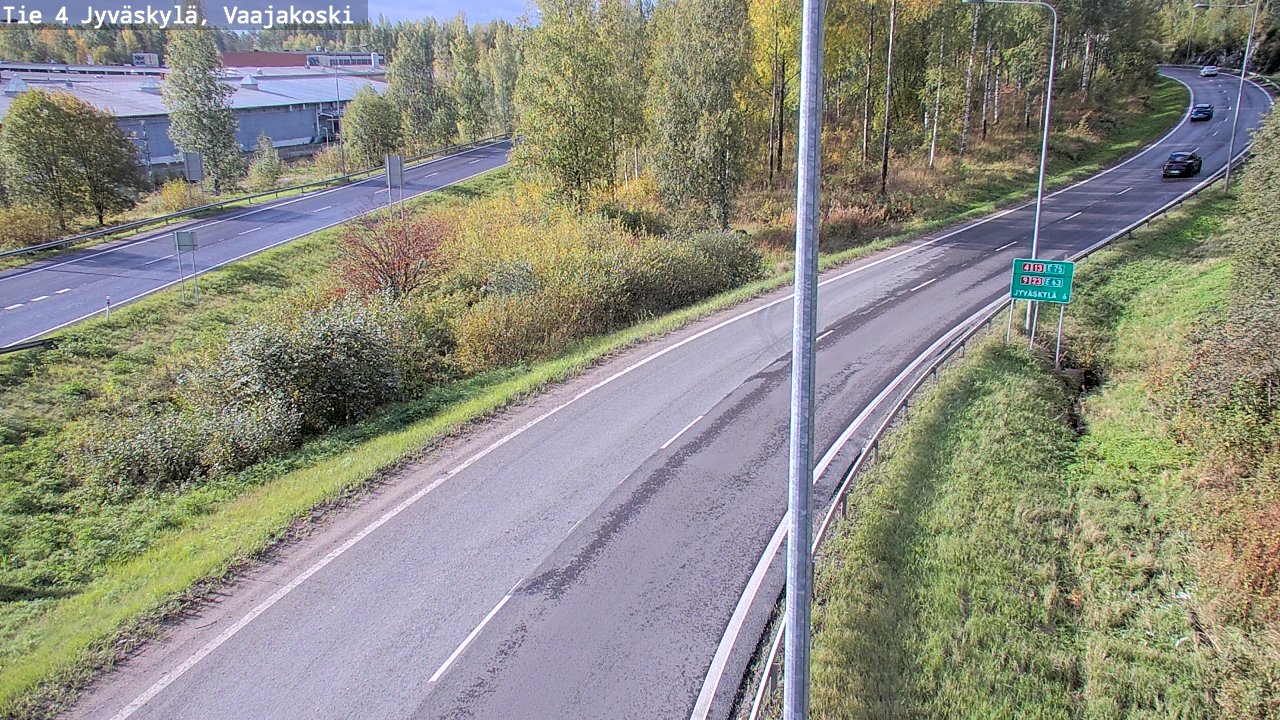 Kelikamerat Kuva Tie 4 Jyväskylä, Vaajakoski, Jyväskylä, Keski-Suomi