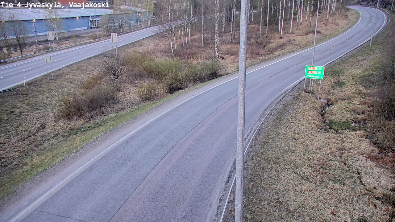 Weather Camera Image Väg 4 Jyväskylä, Vaajakoski, Jyväskylä, Keski-Suomi