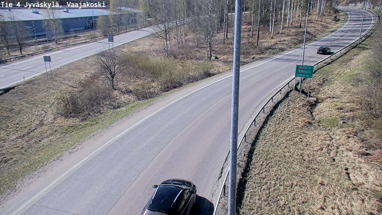 Weather Camera Image Road 4 Jyväskylä, Vaajakoski, Jyväskylä, Keski-Suomi