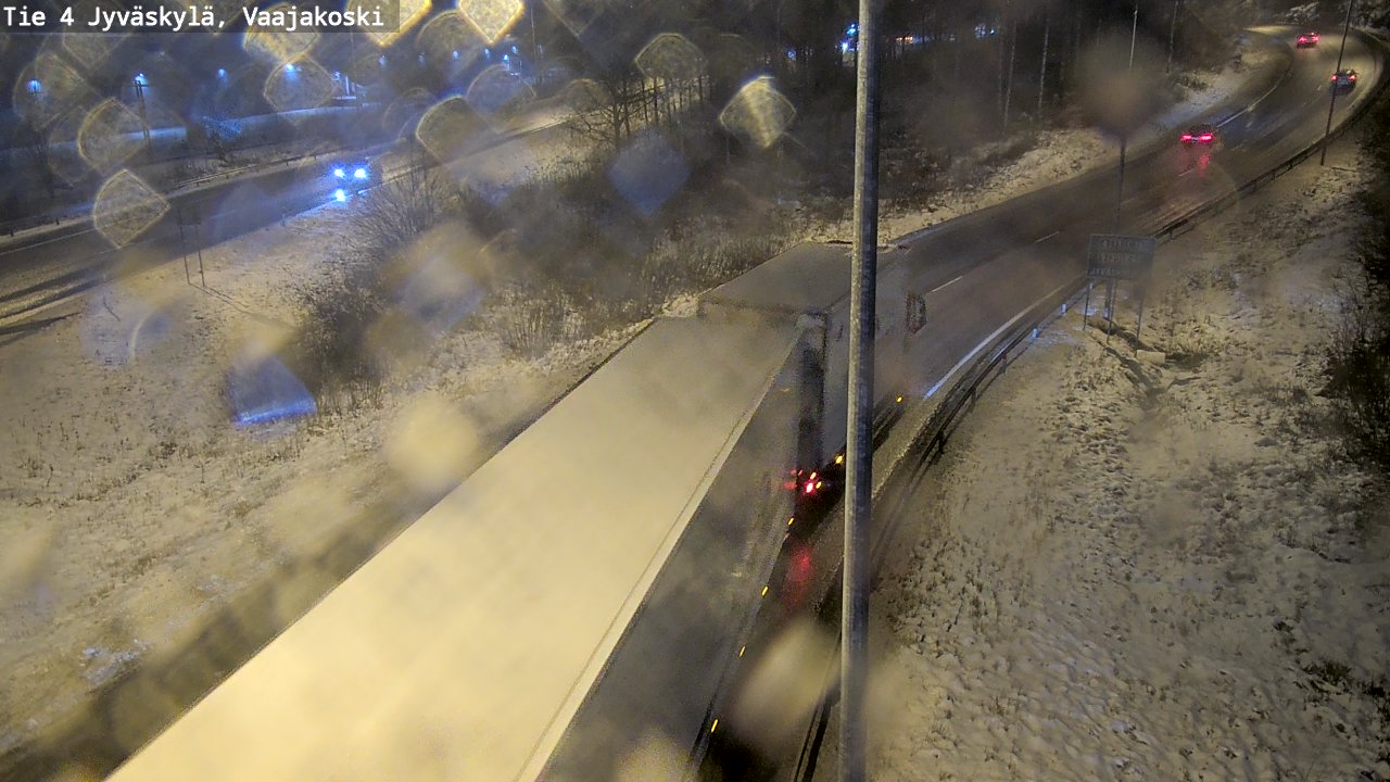 Weather Camera Image Väg 4 Jyväskylä, Vaajakoski, Jyväskylä, Keski-Suomi