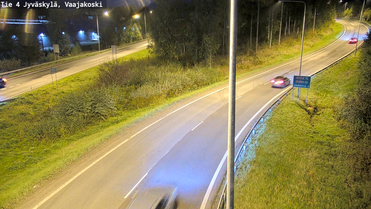 Weather Camera Image Road 4 Jyväskylä, Vaajakoski, Jyväskylä, Keski-Suomi
