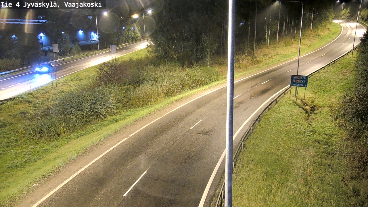 Weather Camera Image Road 4 Jyväskylä, Vaajakoski, Jyväskylä, Keski-Suomi