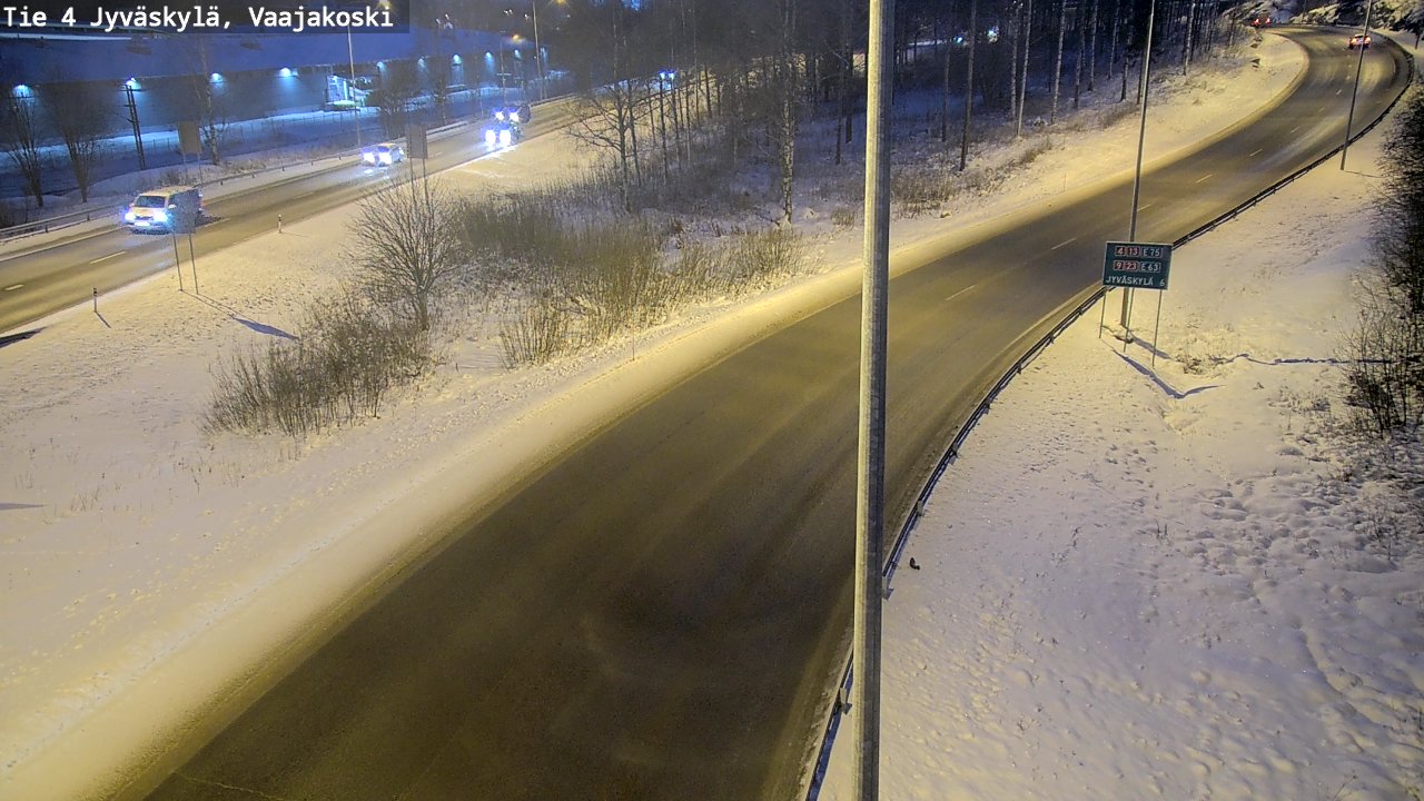 Weather Camera Image Road 4 Jyväskylä, Vaajakoski, Jyväskylä, Keski-Suomi