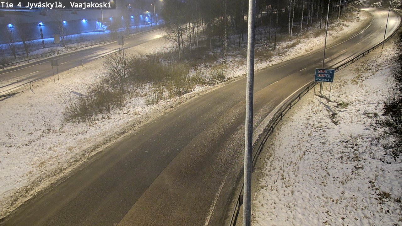 Weather Camera Image Väg 4 Jyväskylä, Vaajakoski, Jyväskylä, Keski-Suomi