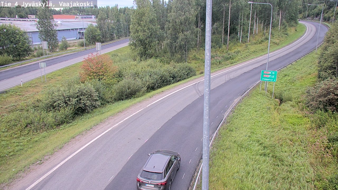 Weather Camera Image Road 4 Jyväskylä, Vaajakoski, Jyväskylä, Keski-Suomi