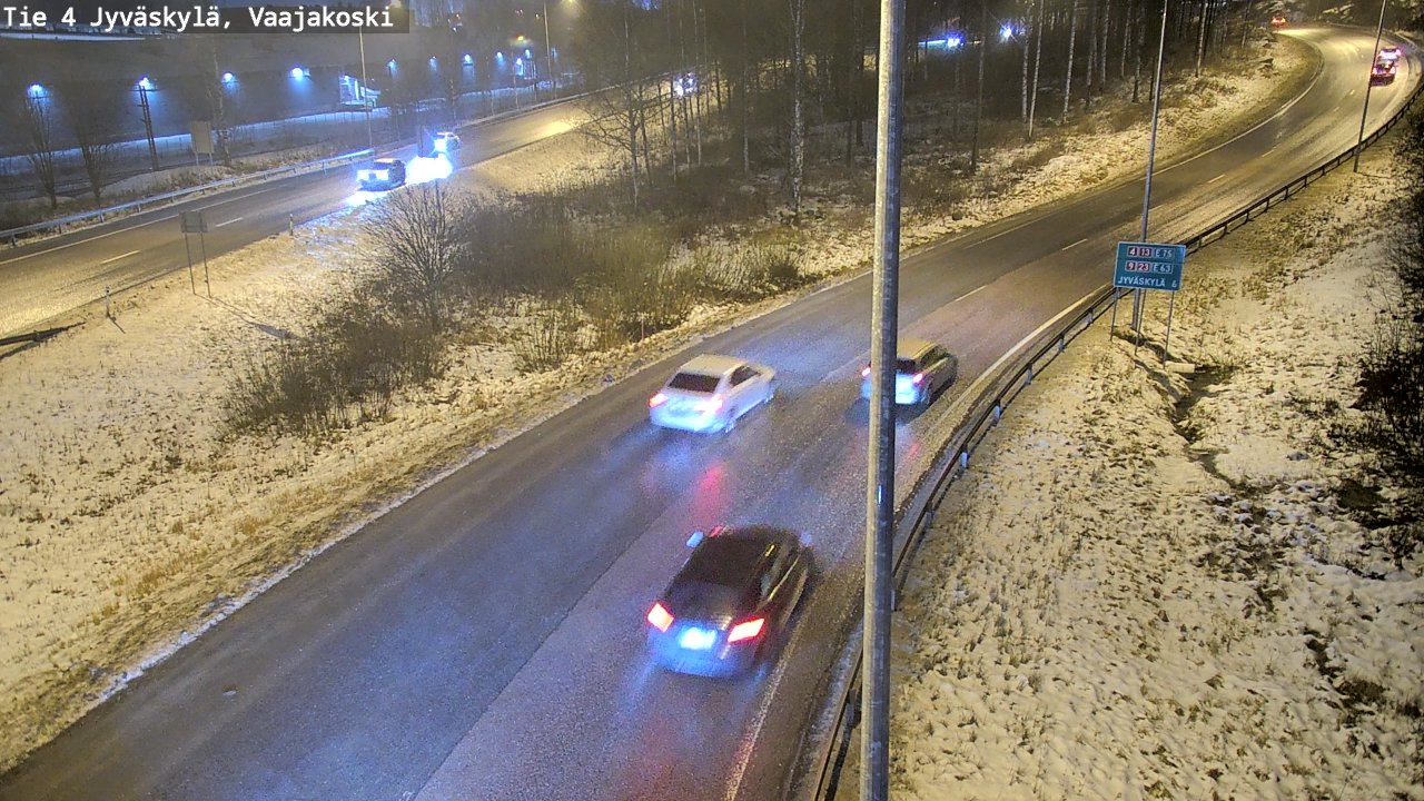 Weather Camera Image Väg 4 Jyväskylä, Vaajakoski, Jyväskylä, Keski-Suomi