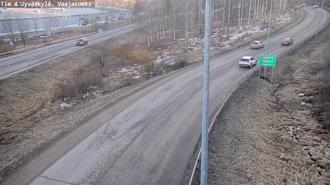 Weather Camera Image Road 4 Jyväskylä, Vaajakoski, Jyväskylä, Keski-Suomi