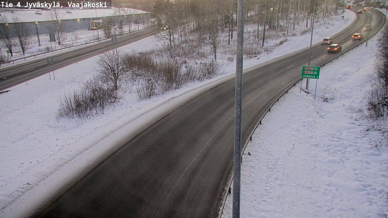 Weather Camera Image Road 4 Jyväskylä, Vaajakoski, Jyväskylä, Keski-Suomi
