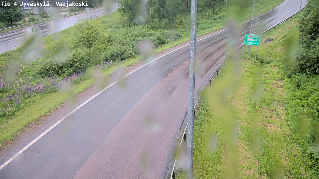 Weather Camera Image Road 4 Jyväskylä, Vaajakoski, Jyväskylä, Keski-Suomi