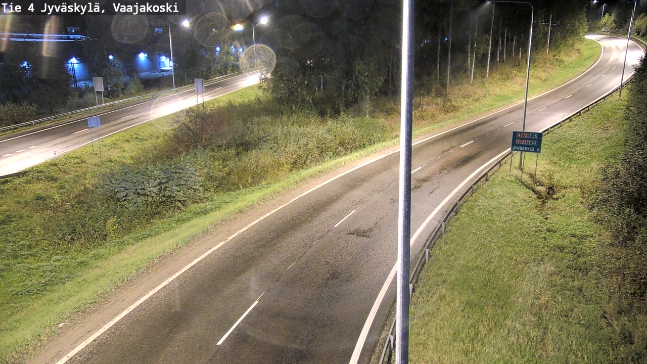 Weather Camera Image Road 4 Jyväskylä, Vaajakoski, Jyväskylä, Keski-Suomi