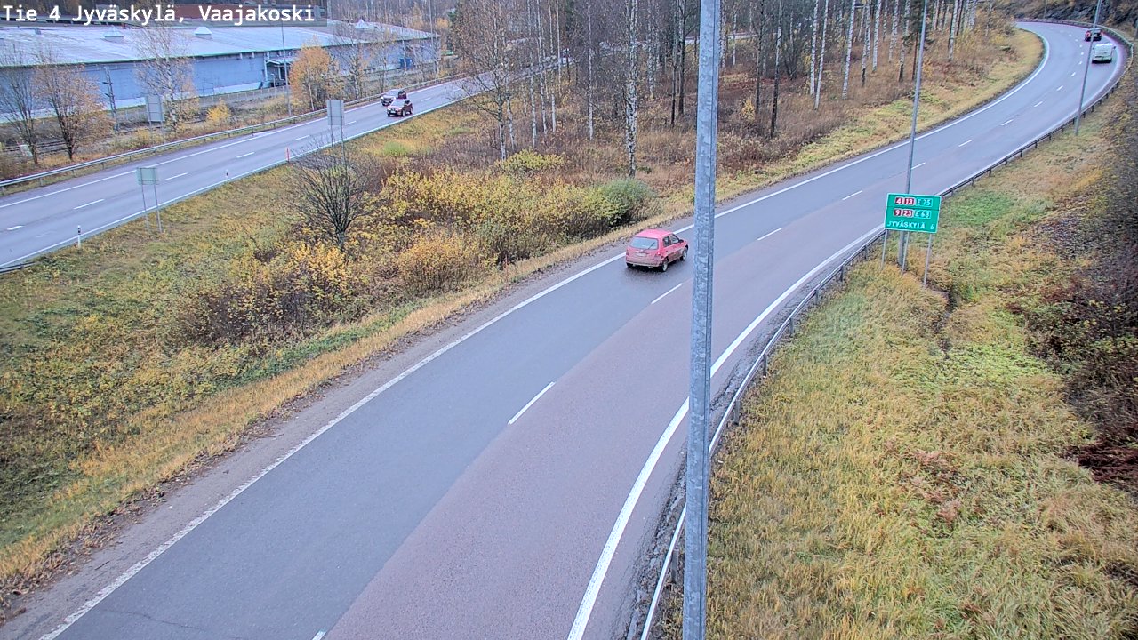 Kelikamerat Kuva Tie 4 Jyväskylä, Vaajakoski, Jyväskylä, Keski-Suomi