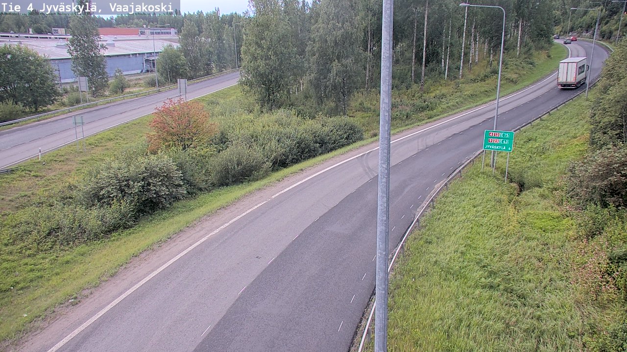 Weather Camera Image Road 4 Jyväskylä, Vaajakoski, Jyväskylä, Keski-Suomi