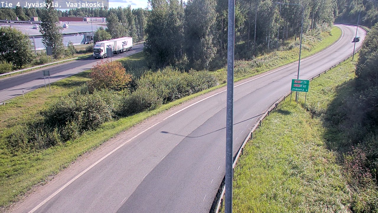 Kelikamerat Kuva Tie 4 Jyväskylä, Vaajakoski, Jyväskylä, Keski-Suomi